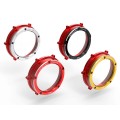 DBK Special Parts (Ducabike) Dual Color Clear Wet Clutch Cover for the Ducati Panigale / Streetfighter / Multistrada / Diavel V4 DBK Special Parts (Ducabike) Dual Color Clear Wet Clutch Cover for the Ducati Panigale / Streetfighter / Multistrada / Diavel V4